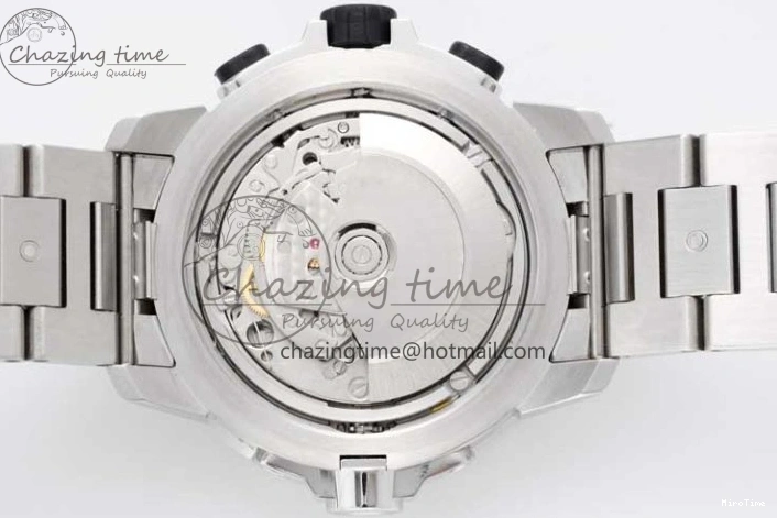 MIROTIME 0509 EasyCare Aquatimer Chrono SS V6SF 1:1 Best Edition Gray Dial on SS Bracelet A 7035